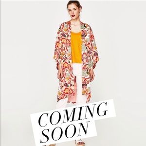 Zara printed kimono 👘
